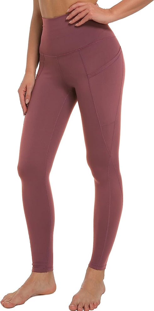Women High Waisted Stretchy Leggings with Pockets Buttery Soft Workout Yoga Pants